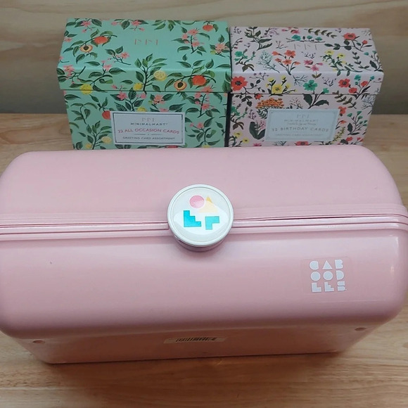 Vintage EUC Caboodle Cosmetic case Organizer Holder Multifunctional 90's Y2K - Picture 9 of 9